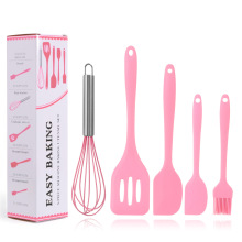 Accessoires de maison et de cuisine 5pcs Ustensiles de cuisine en silicone résistant à la chaleur